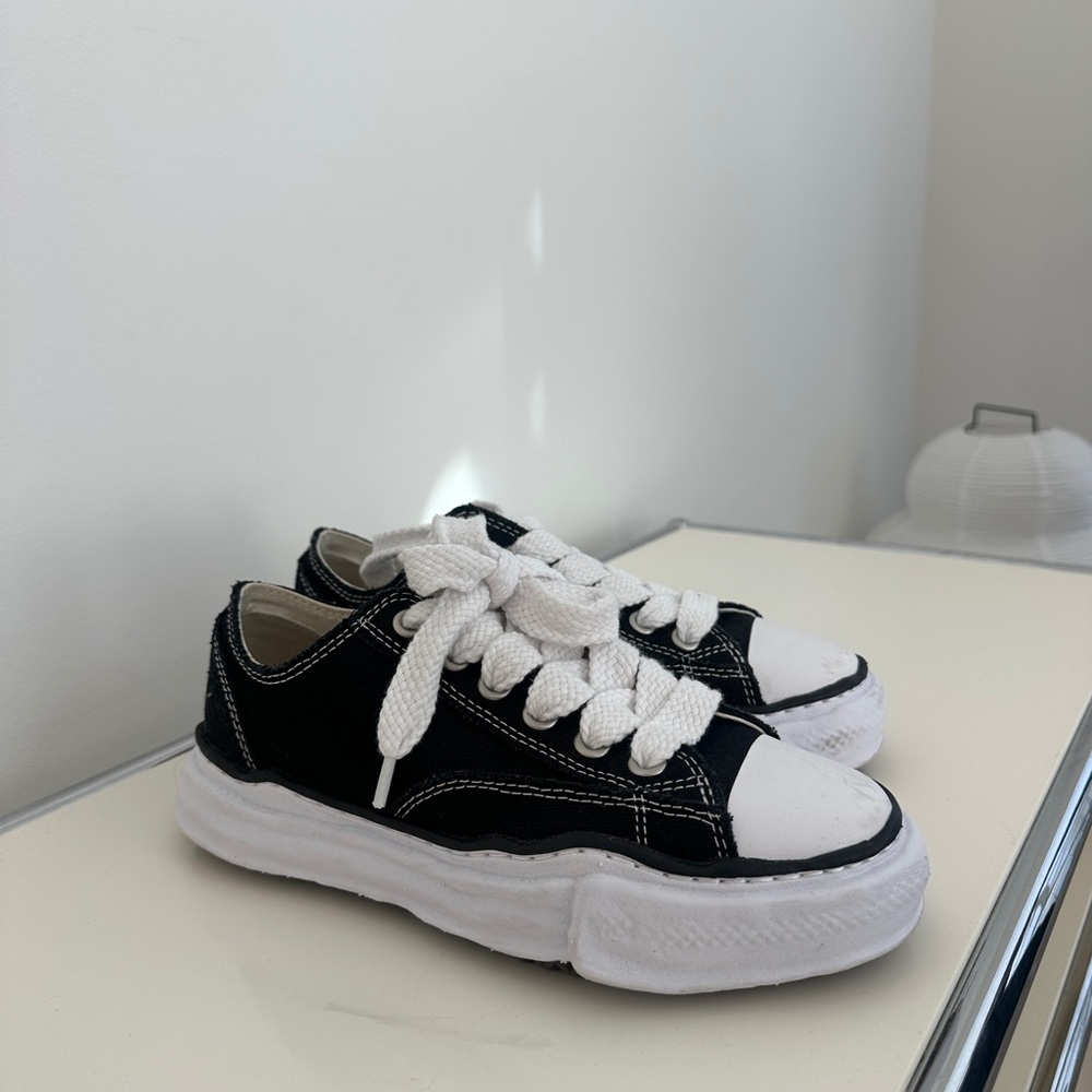 Miharayasuhiro Black and White Sneakers size 38 like new